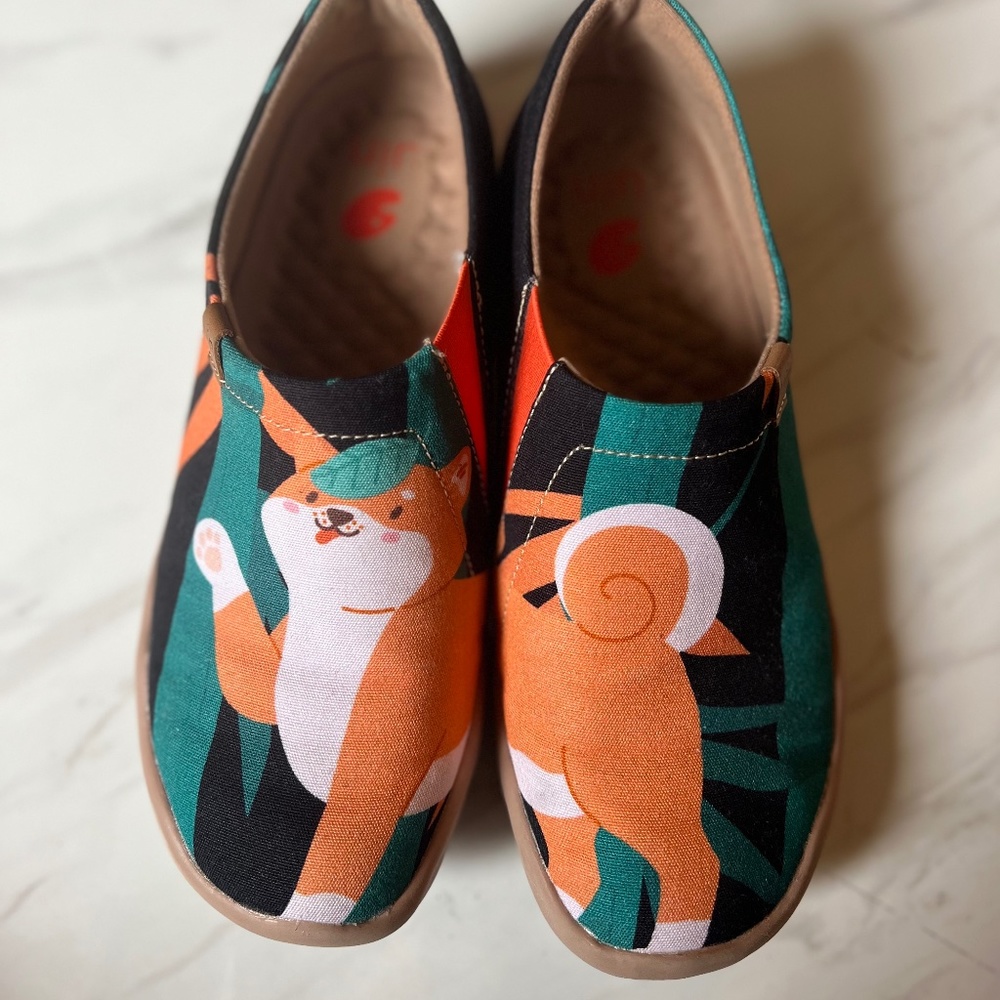 UIN Toledo Eco Friendly Canvas Casual Travel Slip On Loafers